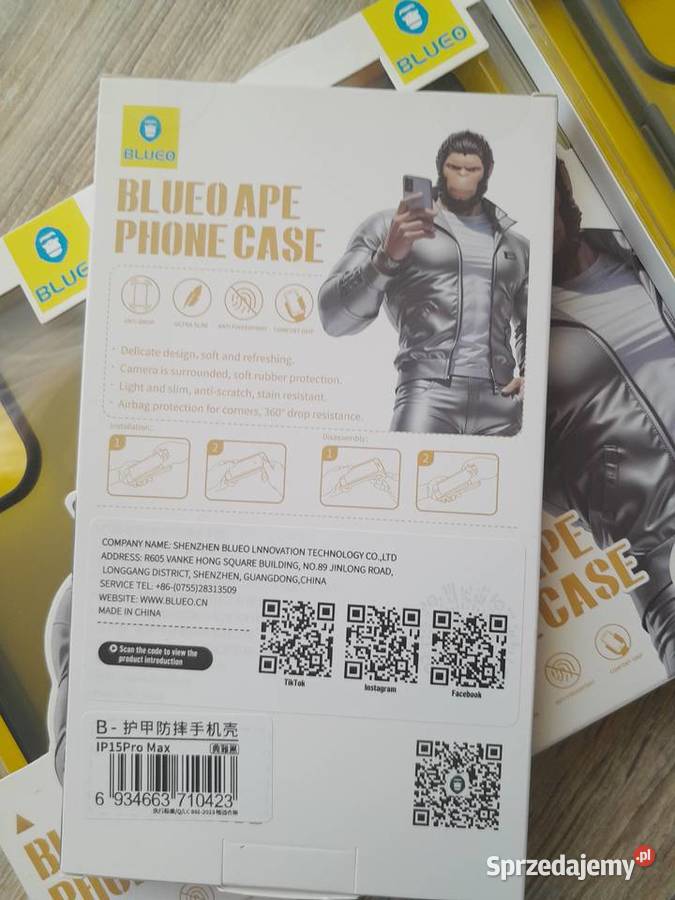 Etui Blueo Ape Phone Case Apple Iphone 15 Pro Wieliczka