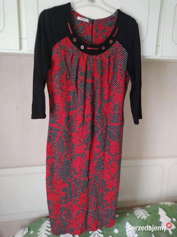 Sukienka czerwono czarna Spódnice i sukienki Jejkowice