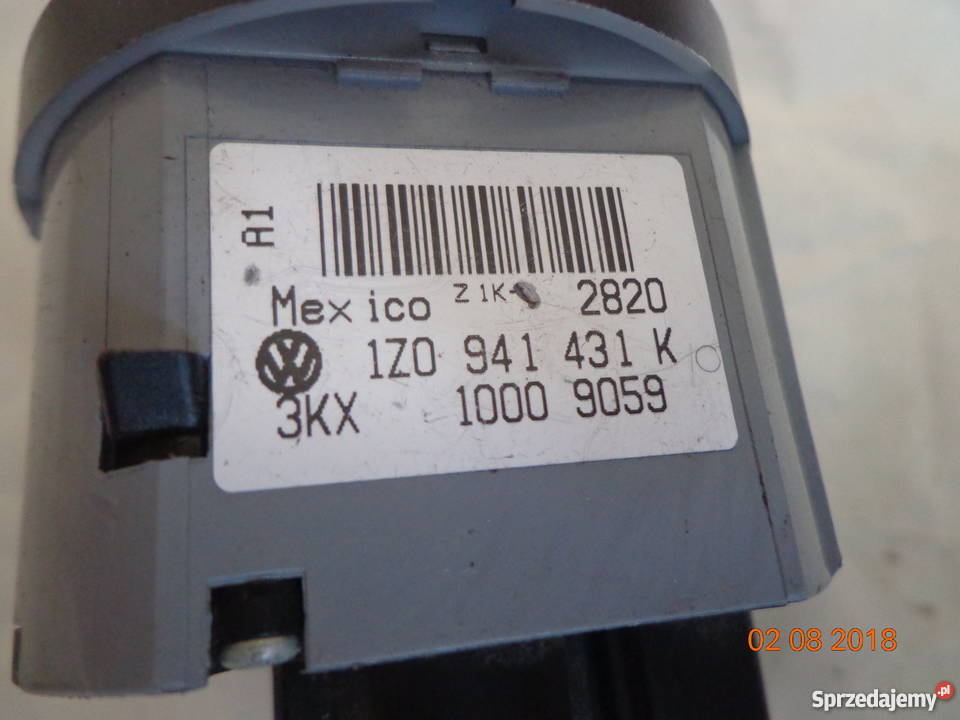 Skoda Octavia II FL Przełącznik świateł halogeny