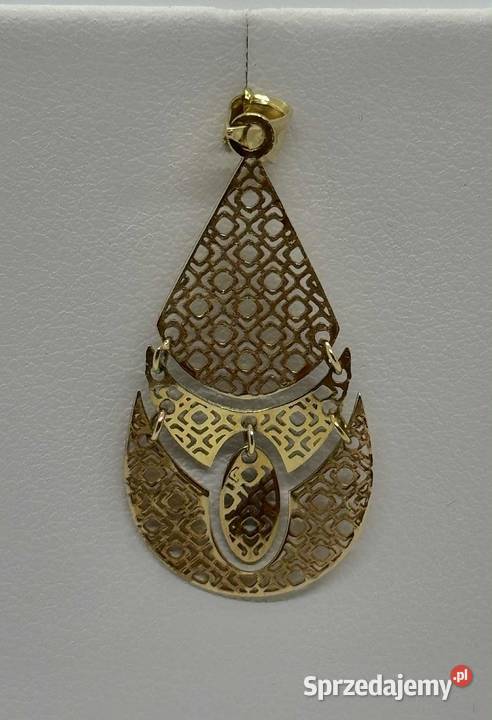 Złota zawieszka próby 585 070g złoto Elbląg