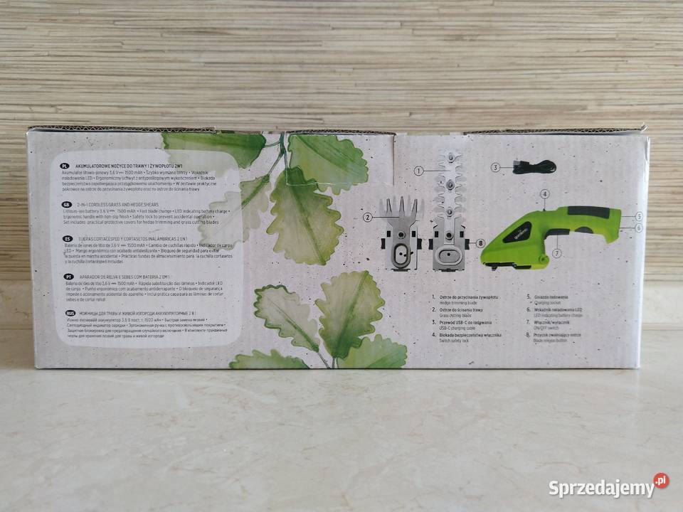 NAJTANIEJ Akumulatorowe Nożyce Do Trawy i Zabrze