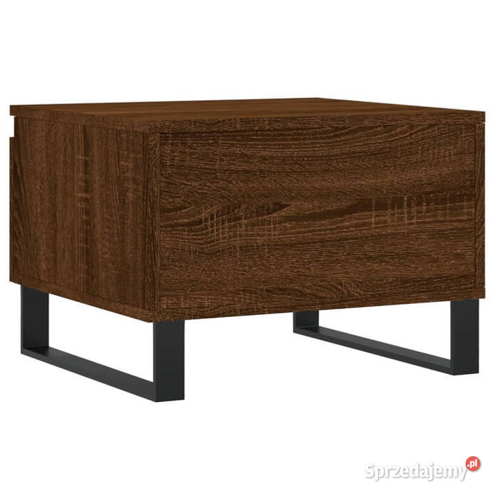 Stolik kawowy brązowy dąb 50x46x35 materiał Warszawa sprzedam