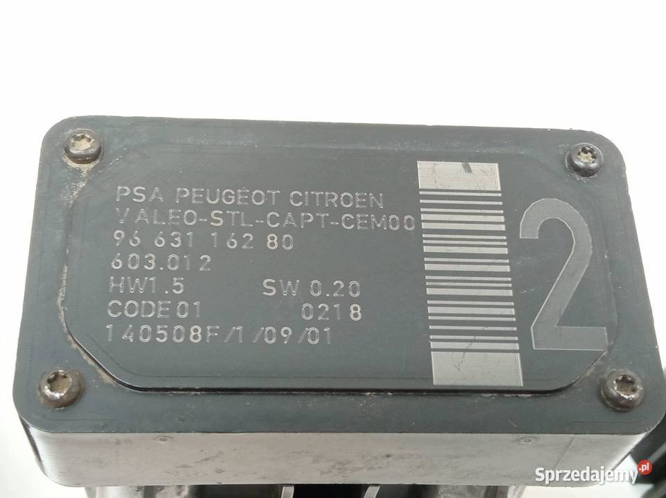 CZUJNIK SENSOR ZMIANY PASA RUCHU 9663116180