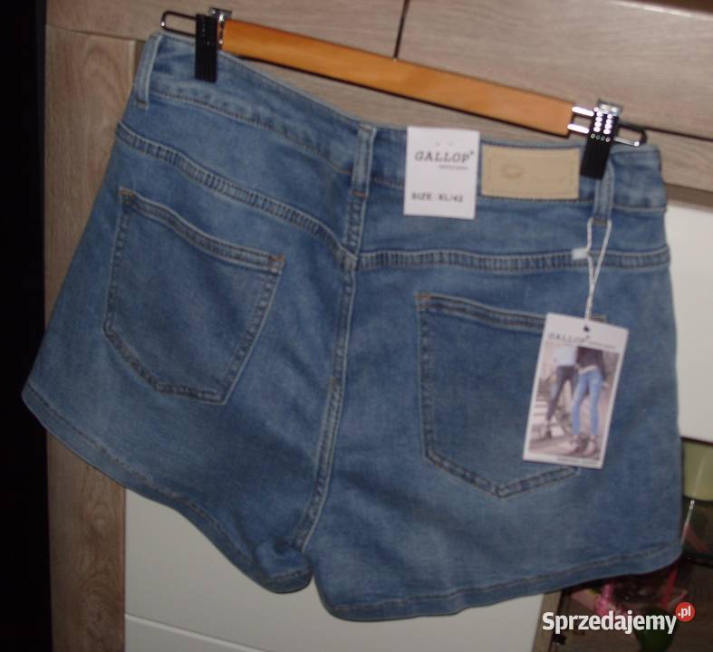 krótkie jeansowe spodenki szortyGALLOPr XL Rawicz