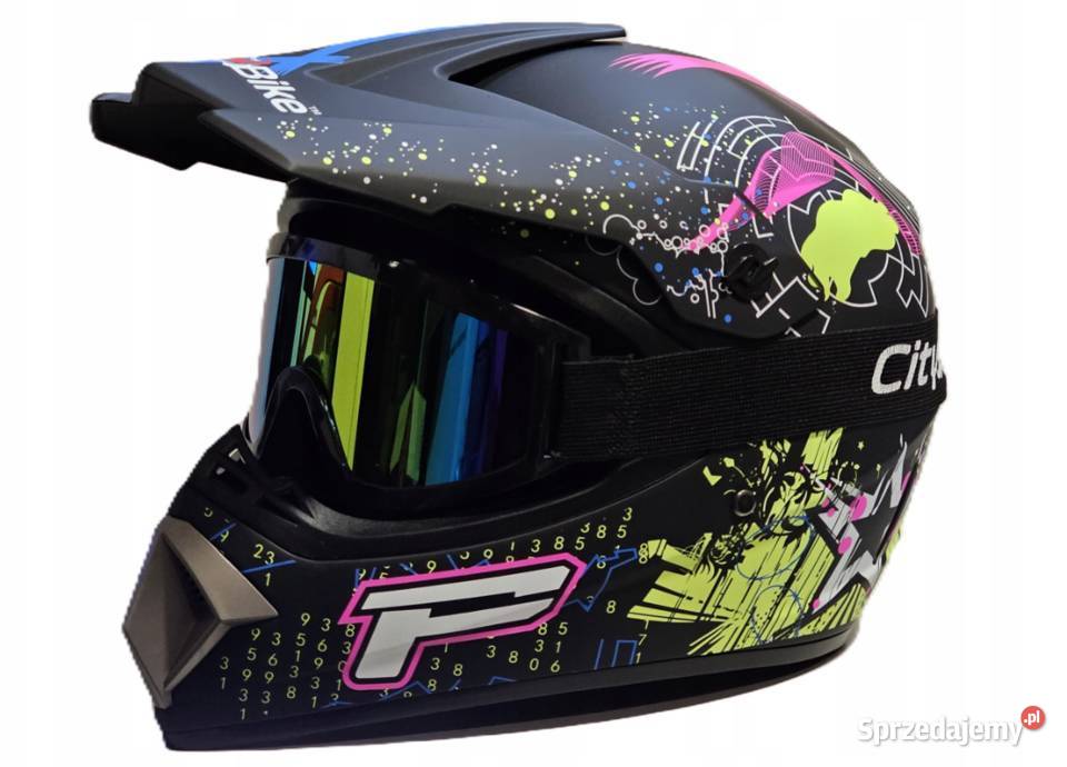 KASK Cross ATV Quad Enduro hulajnoga Gogle Godów