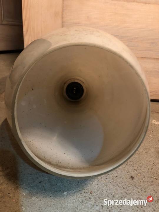 Wysoki szklany klosz kropla wody z otworem Poznań sprzedam