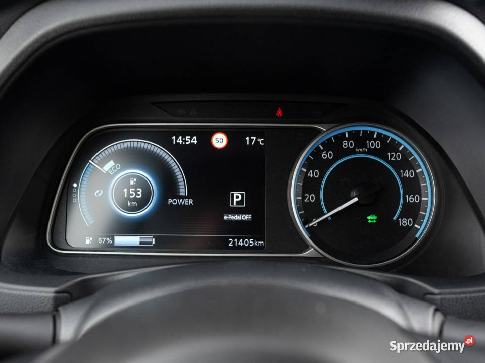Nissan Leaf ZS038TM40kWh NConnecta Podgrzf Hatchback pomorskie Pępowo