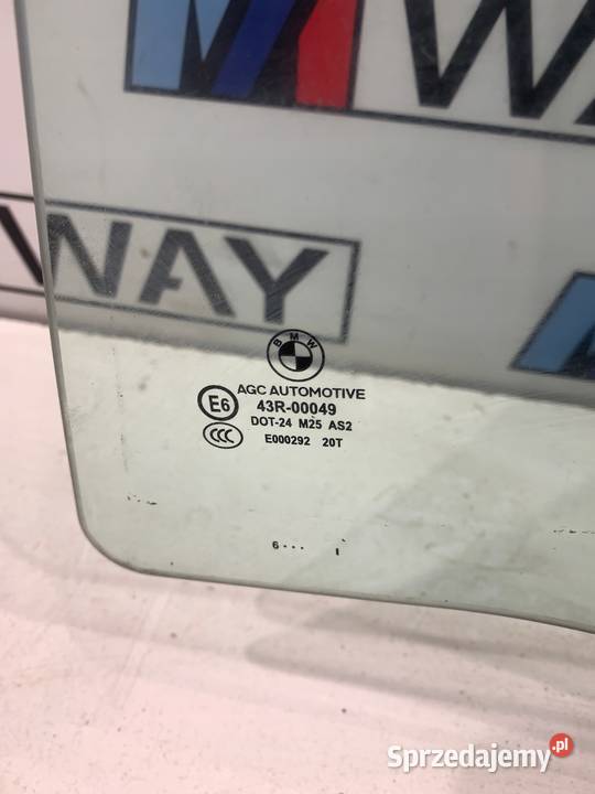 BMW F11 LEWA TYLNA SZYBA DRZWI ORYGINAŁ