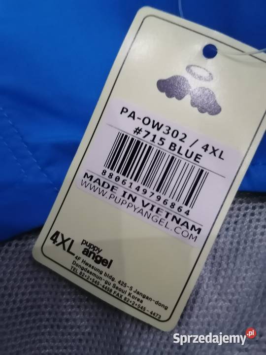 4XL Puppy Angel Kombinezon przeciwdeszczowy psa Dla psów śląskie Gaszowice