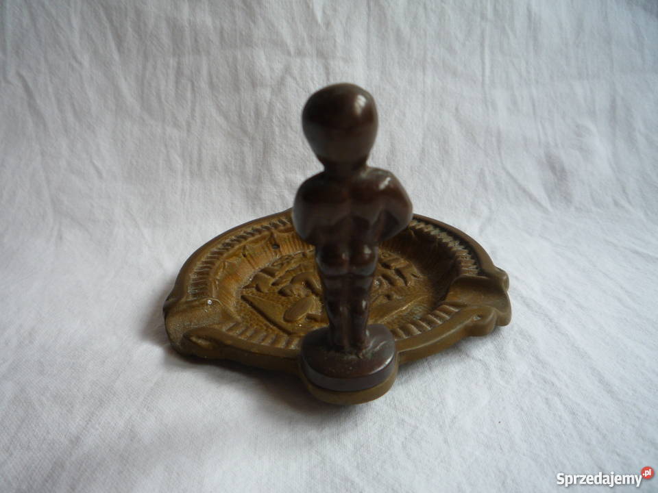 Antyk Popielniczka z Figurką Chłopca Wyjątkowa Szczecin