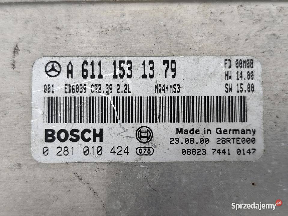 Mercedes Sprinter W901 W902 STEROWNIK KOMPUTER Przemęt