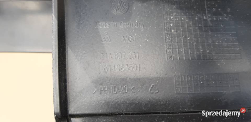 VW ID4 ID4 WSPORNIK WZMOCNIENIE GRILLA ATRAPY Motoryzacja
