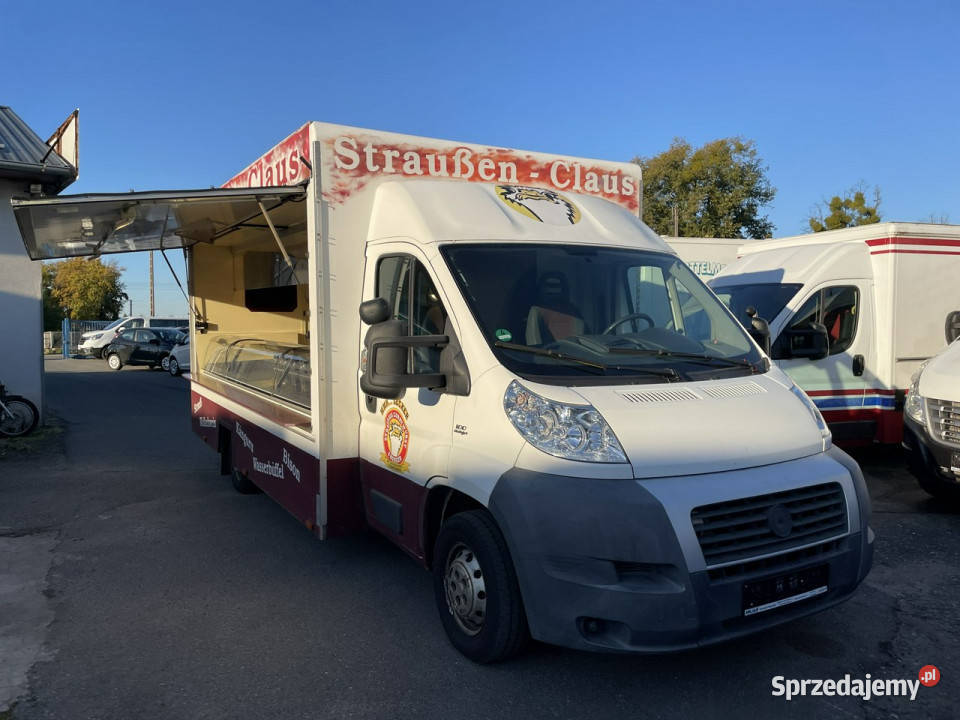 Fiat Ducato Autosklep Gastronomiczny food truck autoalarm