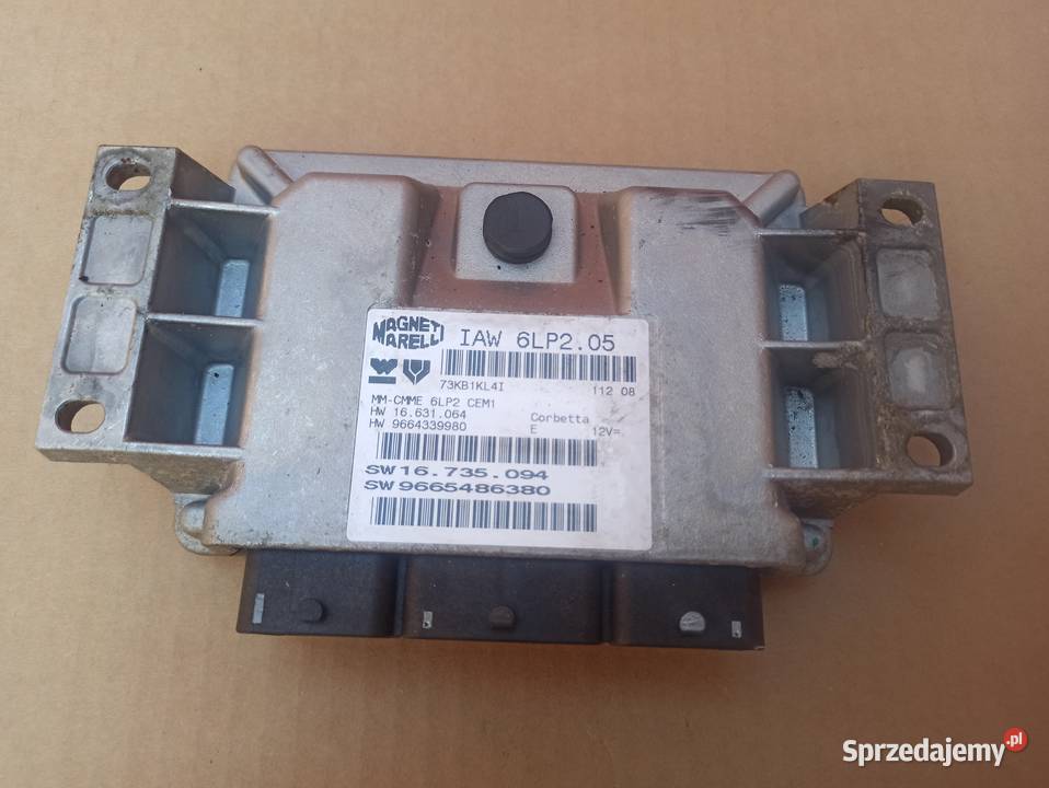 KOMPUTER SILNIKA CITROEN C4 14 9665486380 Bolesławiec sprzedam