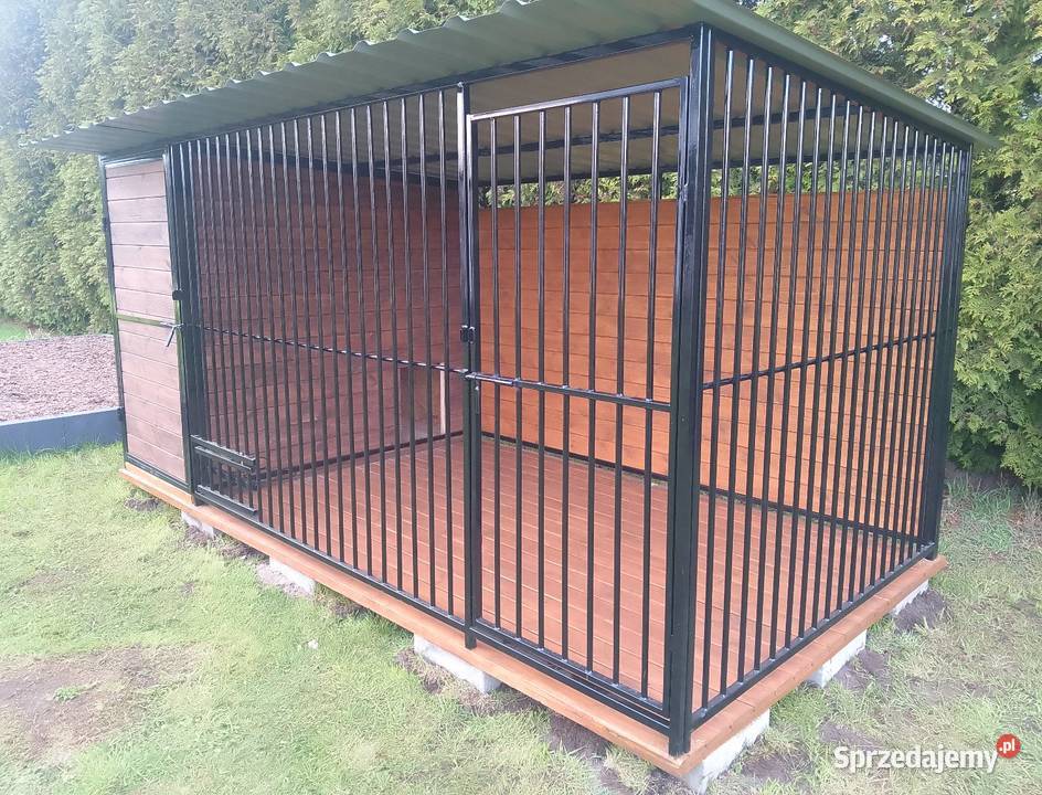 Kojec psa 4x2m z ocieplanym pomieszczeniem jako mazowieckie Piaseczno