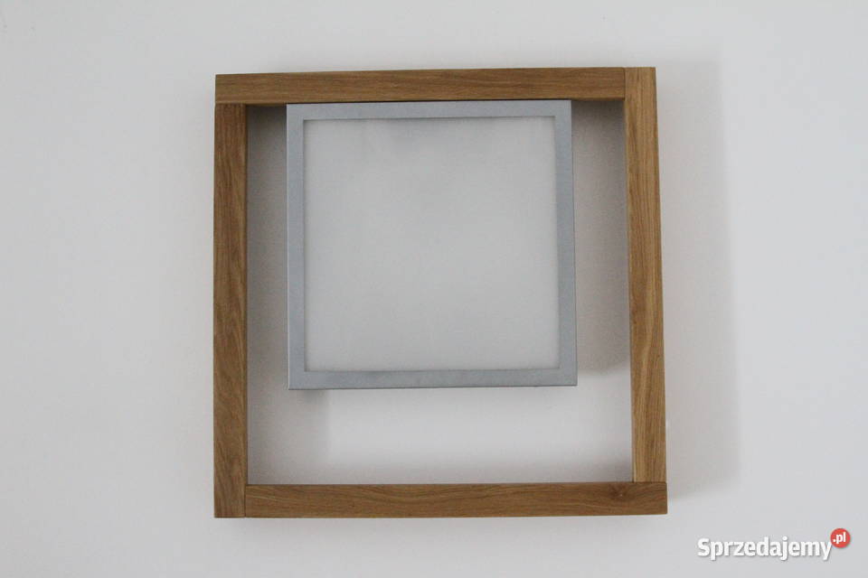 Lampa sufitowa kaseton LED oprawa lity dąb Białystok sprzedam