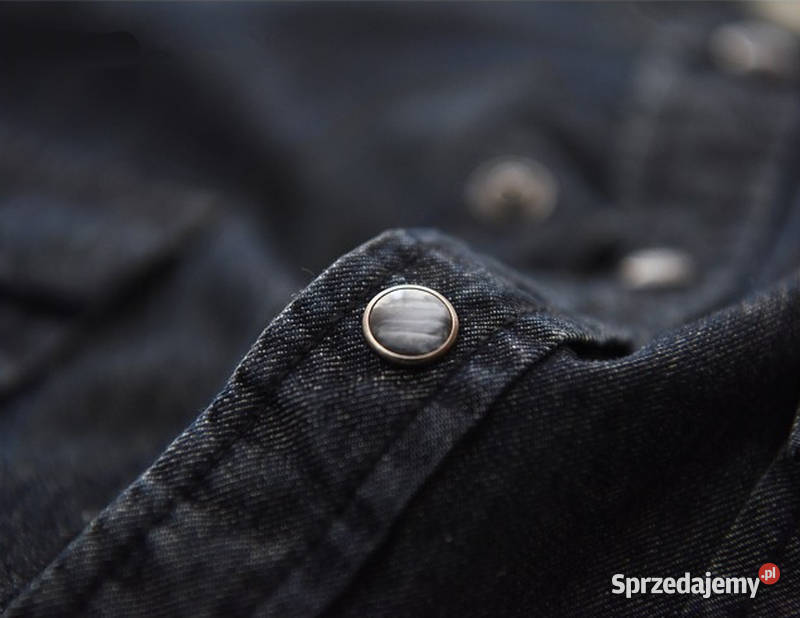 Modna Koszula stójka Indigo Jeans dżinsowa Zgorzelec