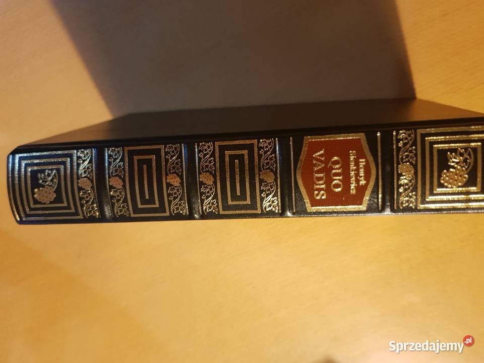 SIENKIEWICZ HENRYK QUO VADIS złota oprawa Rok wydania 2000 świętokrzyskie Kielce