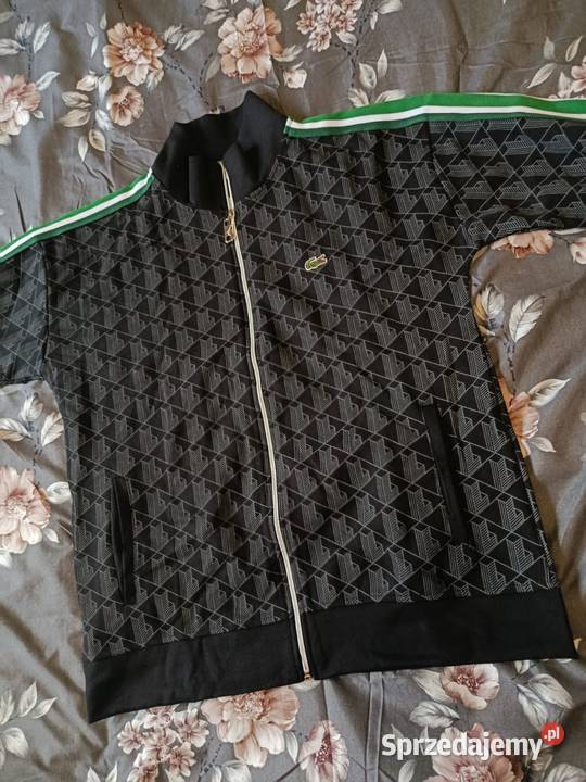 Komplet dresowy Lacoste Monogram kolor czarny Białystok