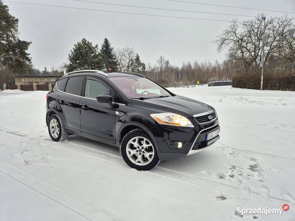 Ford Kuga Titanium 4x4 2011r 20D 140 Serwis Full czarny lubelskie Góra Puławska sprzedam