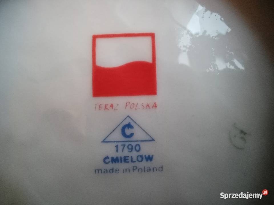 Popielnica porcelanowa ćmielów mazowieckie Piastów