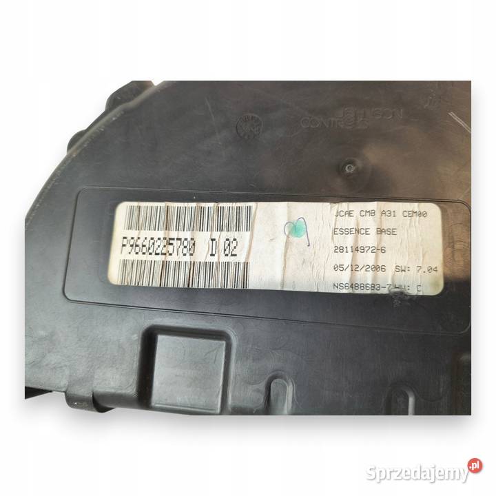 LICZNIK ZEGARY P9660225780 Citroen C3 I C2 11 14