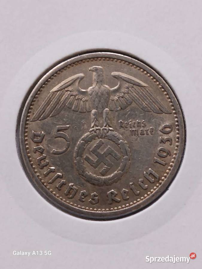 5 Marek Niemcy 1936 rPaul von Hindenburgmen A 1