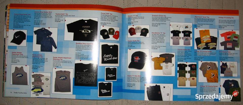 Fender Frontline 2002 brochure catalog katalog Kępice