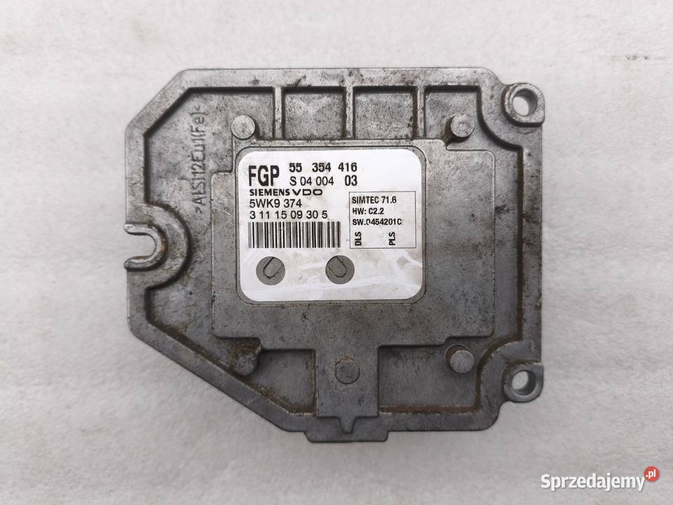 Sterownik Silnika Opel Vectra C 18 16v Z18XE mazowieckie Wyszków
