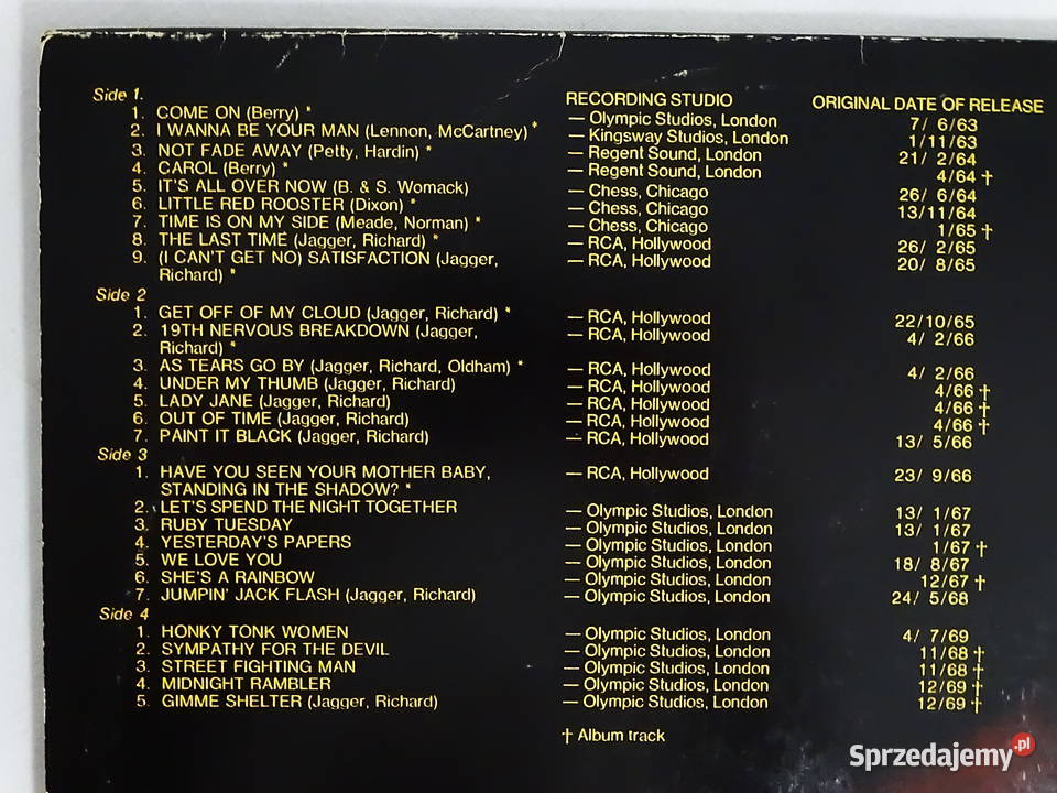 Album dwupłytowy The Rolling Stones Rolled Gold Płyty i kasety Biłgoraj