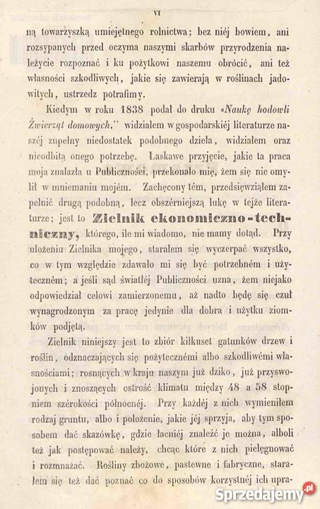 Józef Gerald Wyżycki ZIELNIK Ekonomiczno Kozienice sprzedam