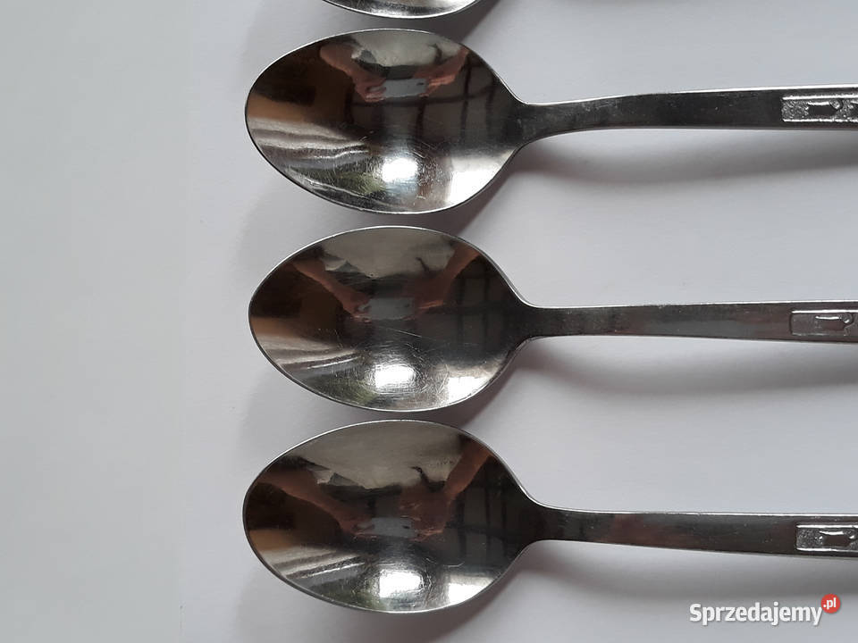 Łyżki obiadowe 2 KONWALIE Gerlach sztućce PRL Dąbrowa Górnicza