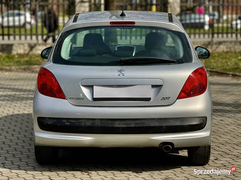 Peugeot 207 zarej w srebrny Nowy Sącz