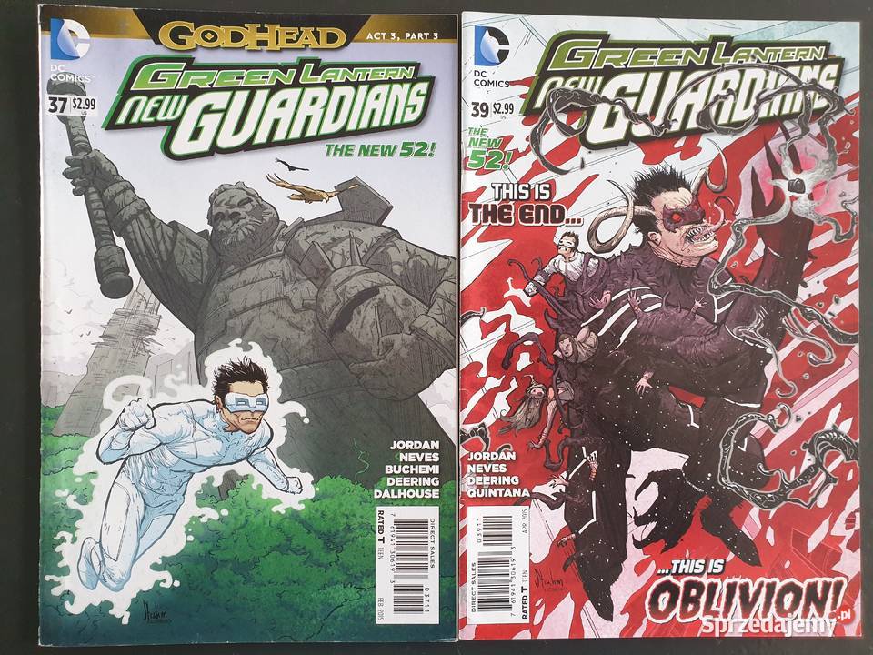 Green Lantern Guardians 19 komiksów DC USA Amerykańskie Gdynia