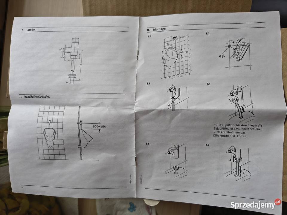 Spłuczka pisuarowa natynkowa AQUAROTTER