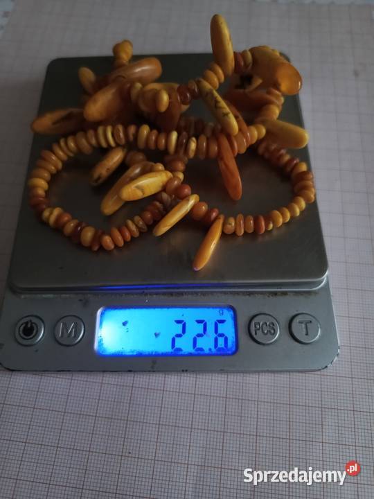 Naszyjnik Bursztyn Stary