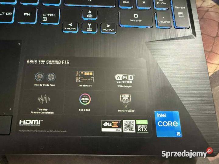 Laptop Asus TUF Gaming F15 FX506HE Giżycko