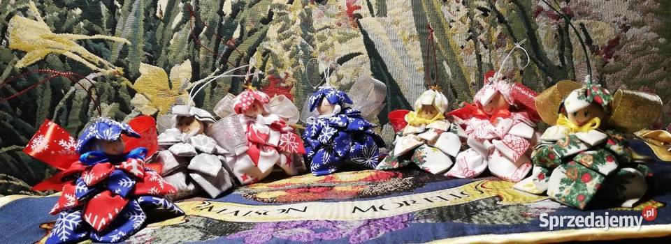 Świąteczny leśny choinkowy elf zawieszka ozdoba wielokolorowy małopolskie Kraków