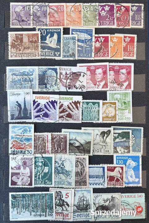 Znaczki Szwecja ok 80 Warszawa
