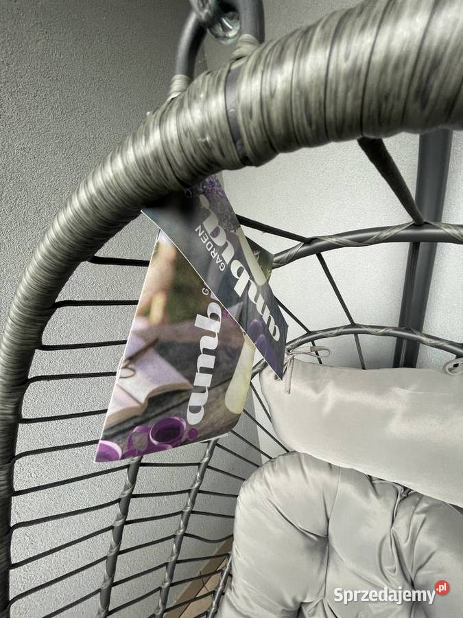 fotel wiszący kokon bujak ogrodowy składany Meble Jelcz-Laskowice