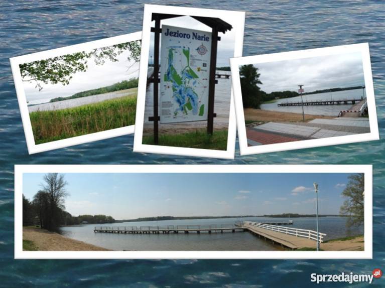 DZIAŁKI JEZIOREM MAZURY JEZIORO NARIE Grunty i działki Kretowiny