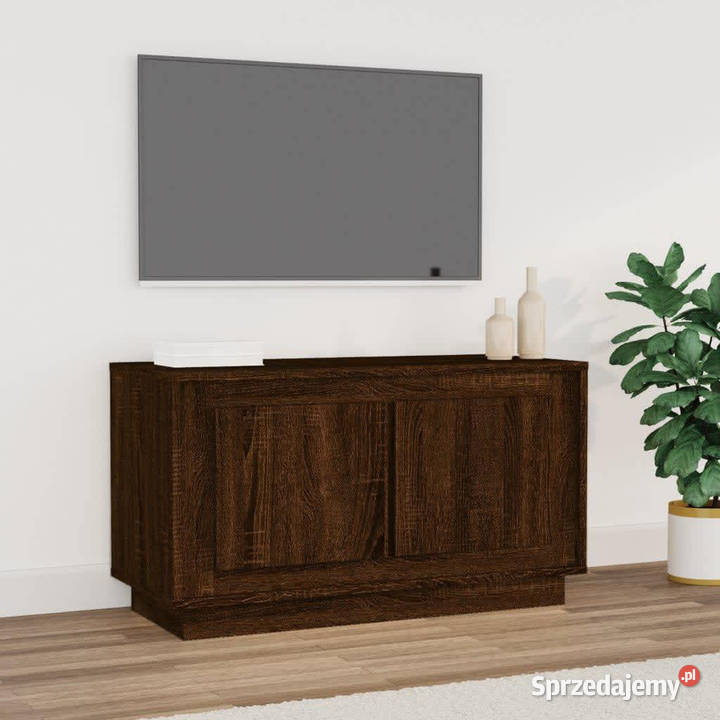 Szafka pod telewizor brązowy dąb 80x35x45 mazowieckie Warszawa sprzedam
