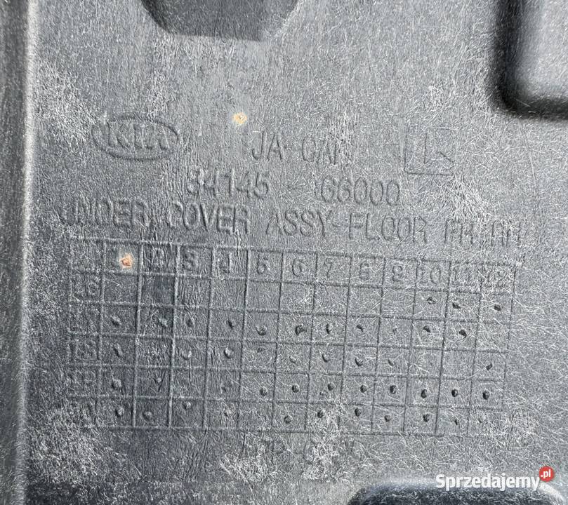 Płyta osłona podwozia dolna prawa rh Kia picanto Międzychód