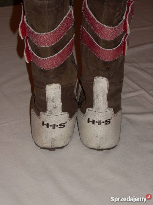 HIS skórzane kozaki sportowe 38 385 Nowy Sącz