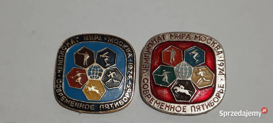 odznaki sportowe 2 ZSRR 15 Warszawa sprzedam