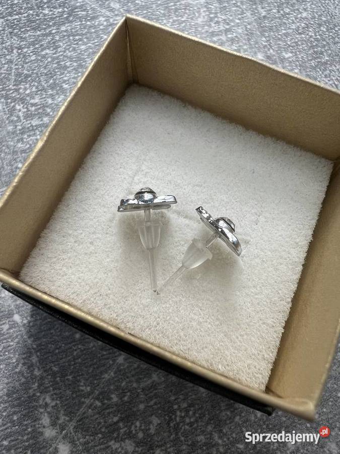 Kolczyk kwadrat kwadraty Jasło