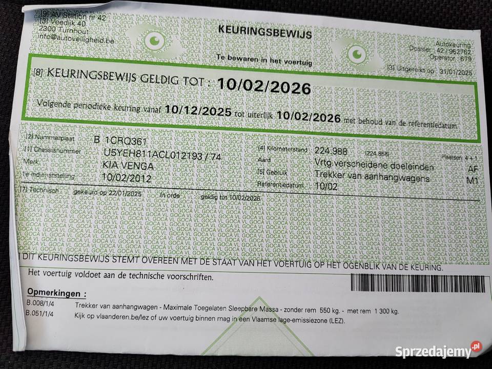 KIA VENGA 14 BENZYNA ABS Leszno sprzedam