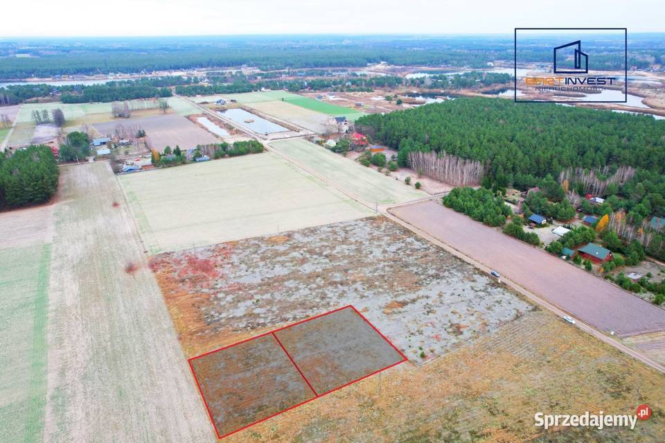 Działki letniskowe 1 jeziora 2 rzeki asfalt Sprzedaż Brzóze Małe sprzedam