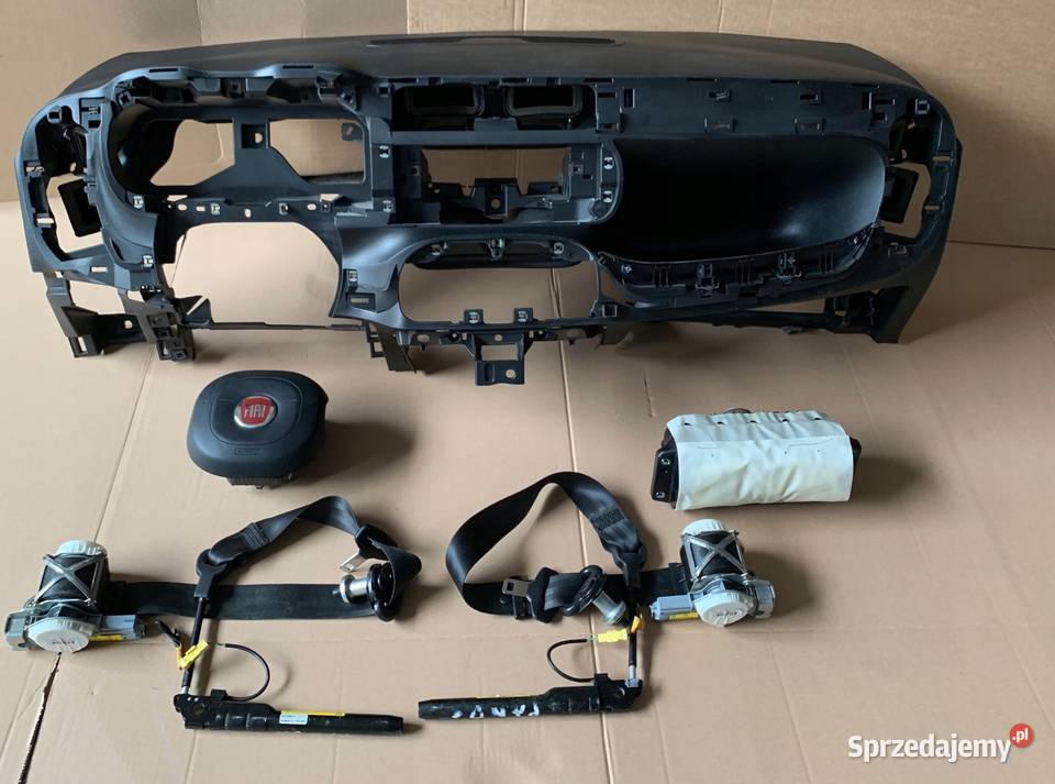 FIAT PANDA III AIRBAG DESKA PODUSZKI PASY AIR Kłodzko