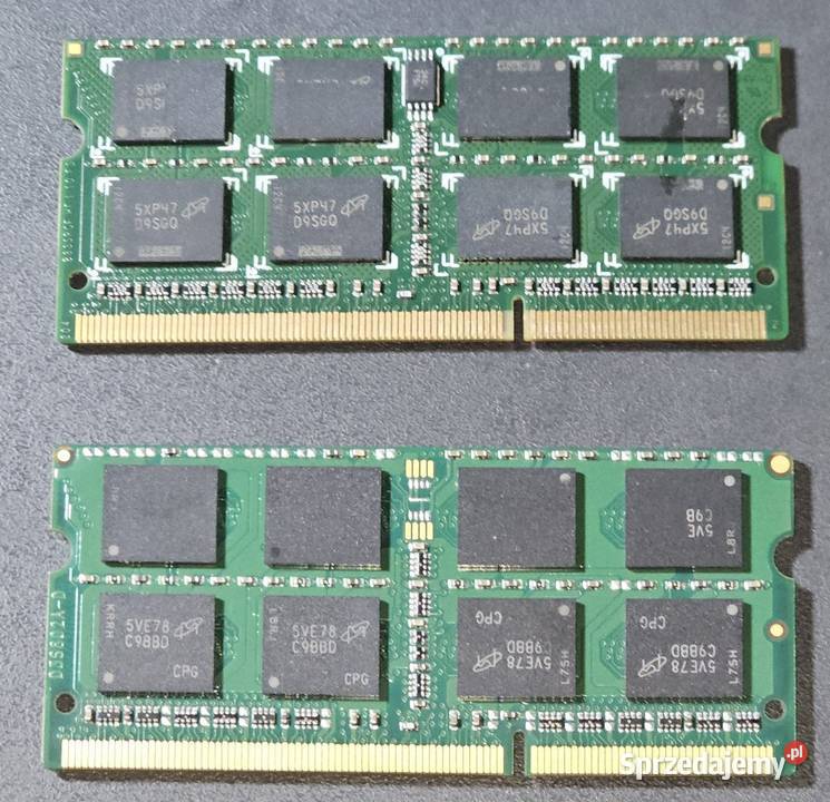 Pamieć do laptopa DDR3 16gb 1600 MHZ Crucial 2x8 DDR3 Toruń